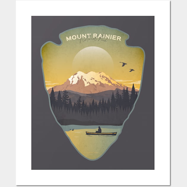 Mount Rainier National Park Wall Art by Wintrly